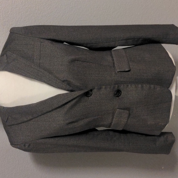 Banana Republic Factory Brown Blazer with Herringbone Pattern - Picture 2 of 9
